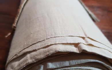 vintage linen fabric - Textile - 540 cm - 180 cm