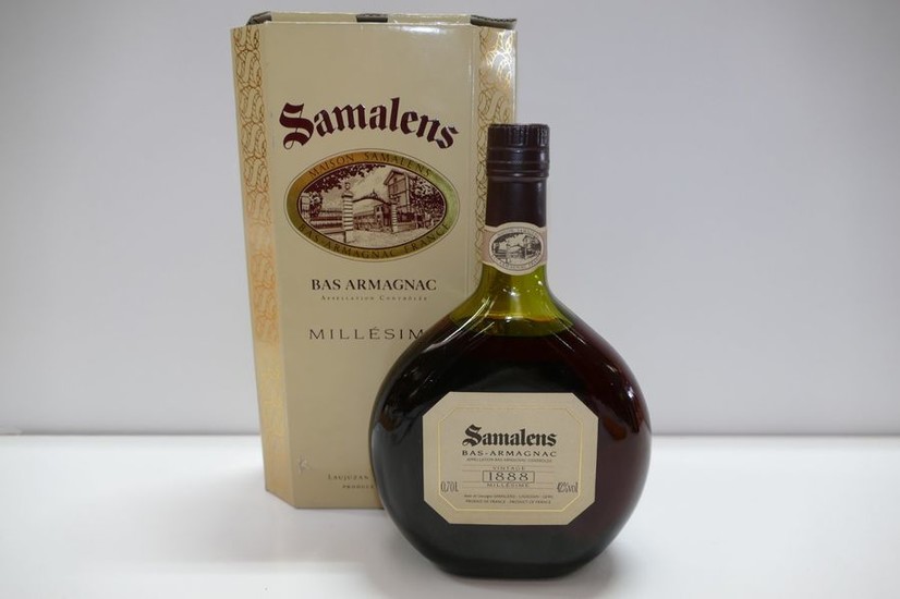 1 Btle Bas Armagnac 1888 Samalens in a...