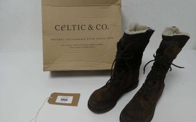 1 x ladies Celtic & Co brown boots, EU 37Condition...
