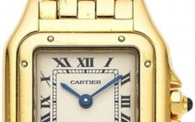 10003: Cartier Gold Panthere Watch Case: 22 x 22 mm, s