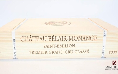 6 bouteilles Chateau BÉLAIR MONANGE St Emilion 1er…