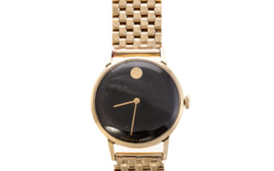 A Lady's Movado Watch in 14K Gold