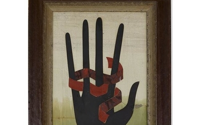 Richard Blow, Untitled (Hand with ribbon)