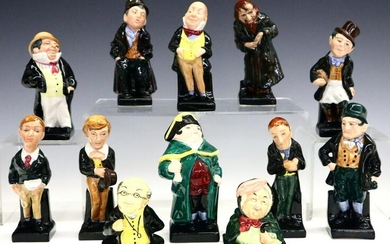 12 Royal Doulton Dickens Character Figurines
