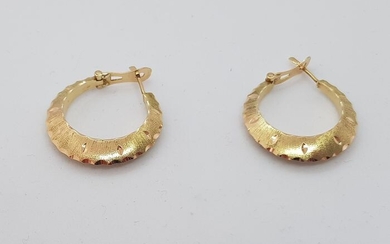 18 kt. Gold - Earrings