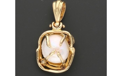 18 kt. Gold - Pendant Pearl