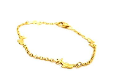 18 kts. Yellow gold - Bracelet