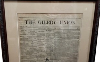 1872 The Gilroy Union