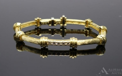 18KY Gold Diamond Bracelet