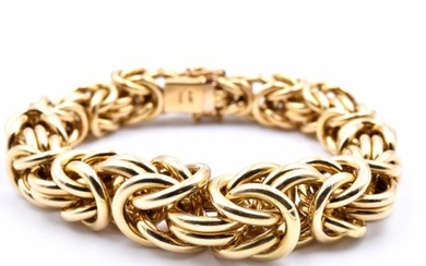 18k Yellow Gold Turkish Style Bracelet