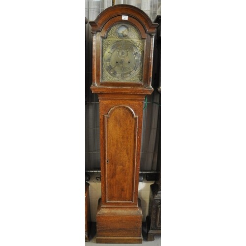 18th Century oak 8 day longcase clock by Sam Richardson, Sto...