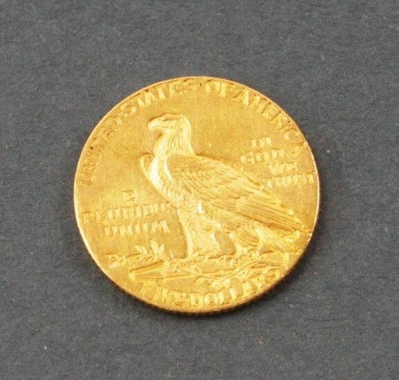 1911 US Gold 5-Dollar Coin