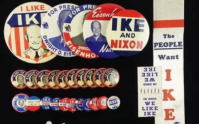 1954 IKE & Nixon For President Items (33)