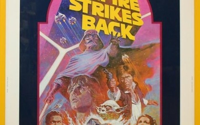 1982 Star Wars Empire Strikes Back Theatrical Poster