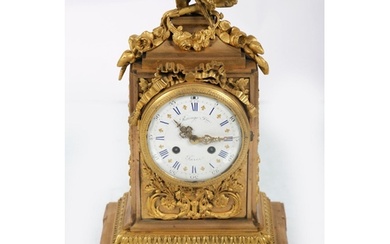 19TH-CENTURY FRENCH ORMOLU & PORCELAIN CLOCK