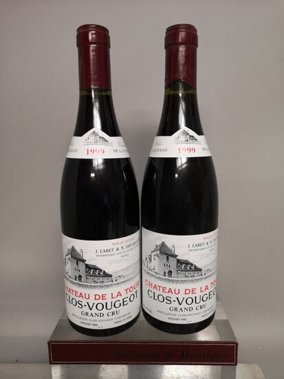 2 bouteilles CLOS DE VOUGEOT Grand Cru -... - Lot 303 - Daguerre
