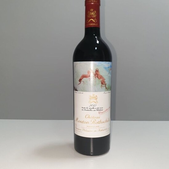 2012 Chateau Mouton Rothschild - Pauillac 1er Grand Cru Classé - 1 Bottle (0.75L)