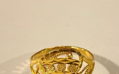 21,6 kt. Yellow gold - Ring