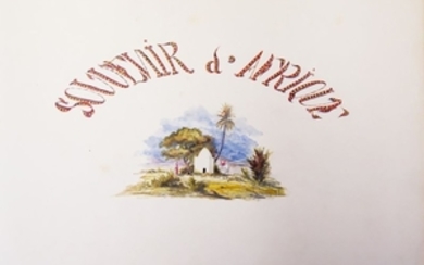 ALBUM DE DESSINS. S.L. (Afrique, France, vers 1850…