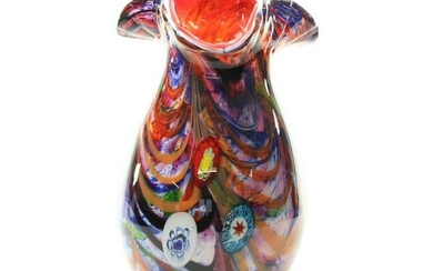 Amazing eye-catching Murano designer vase