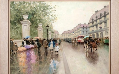 Andre Gisson - Untitled (Paris Street Scene)