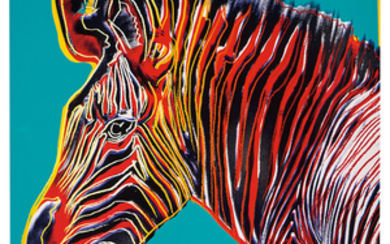 Andy Warhol - Andy Warhol: Grevy's Zebra (from Endangered Species Portfolio)