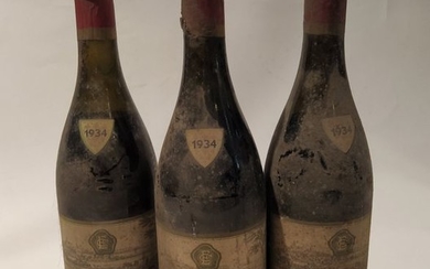 3 bottles Clos de Tart. Burgundy appellation contrôlée...