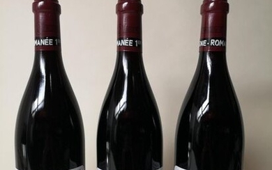 3 bouteilles VOSNE ROMANEE Cuvée "Duvault…