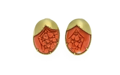 Coral ear clips GG 585/00