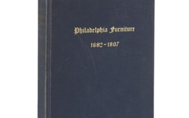 [Decorative Arts] Hornor, William Macpherson, Jr. Blue Book, Philadelphia...