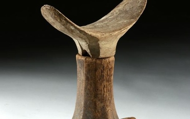 Egyptian Late Dynastic Wood Head Rest (for Mummy)