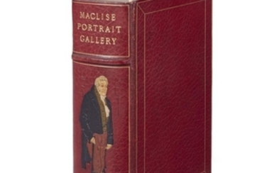 (Fine Bindings) 1 Vol. Bates, William. The Maclise Portrait-Gallery...