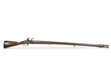 French flintlock musket 1766/1768 model Retains evidence of French...