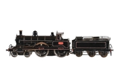 A gauge 3 model of a 4-4-0 London North Western Railway Alfred the Great Class tender locomotive No 1944 ‘Victoria and Albert’