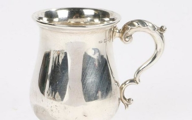 George VI silver tankard, London 1937, maker Josiah