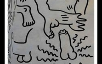 KEITH HARING: THE PENIS DRAWING.
