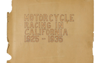 'Motorcycle Racing in California' Scrapbook