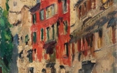 Pieretto Bianco Bortoluzzi (Trieste 1875 - Bologna 1937) VENICE, RIO DEI FUSERI, 1929