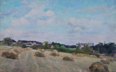 PIERRE VILLAIN, Impressionist Landscape Painting