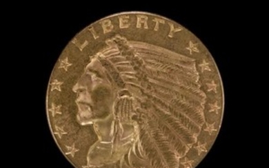 A United States 1927 Indian Head $2.50 Gold Coin