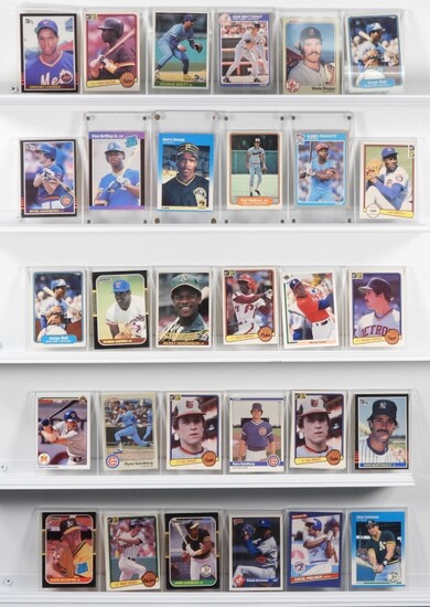 30 Vintage Donruss Fleer Baseball Estate Card Lot