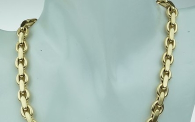 Jasseron schakel - 18 kt. Yellow gold - Necklace