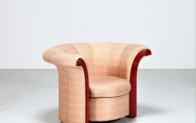 PORTOGHESI PAOLO (n. 1931) Liuto armchair. Wood an…