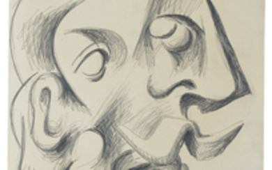 Pablo Picasso (1881-1973), Tête d'homme
