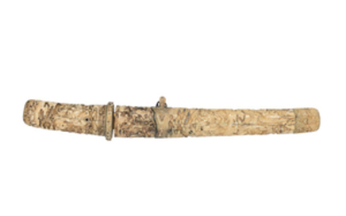 An Ivory-Mounted Tanto, Details Of Nakago Unavailable