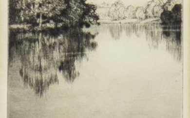 THE BANKS O' AYR, AN ETCHING BY ROBERT