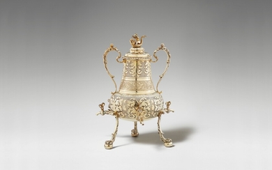 An early Augsburg silver gilt coffee pot