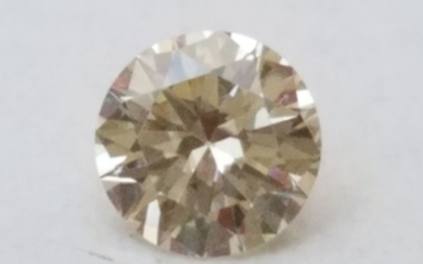 Natural Round Brilliant Diamond 0.41 ct. color...