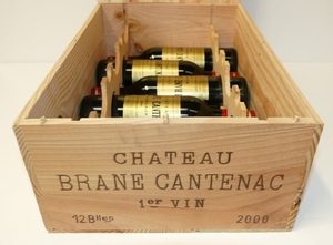 6 Btles Château Brane Cantenac 2000 2ème GCC Marga…