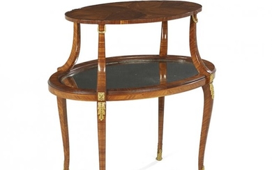 Louis XV/XVI-Style Kingwood Tiered Table